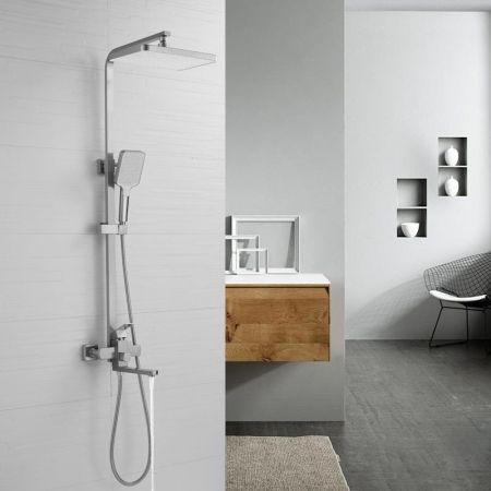 Душевая система Shevanik S7036L, сатин, артикул S7036L