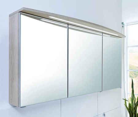 Puris Vuelta, зеркальный шкаф с LED подсветкой 900 мм, цвет белый высокоглянцевый, артикул S2A439S2(161)