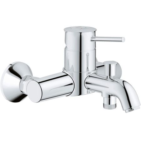 Набор смесителей GROHE BauClassic с душевым гарнитуром, хром (124404)