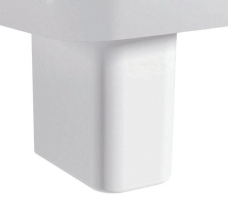 Полупьедестал для раковины Allen Brau Infinity 4.21009.20 белый глянец, артикул 4.21009.20