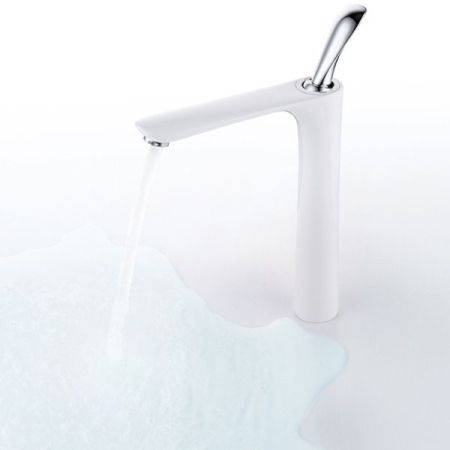 Смеситель для раковины D&K Venice Baciano DA1032056 Белый Хром, артикул DA1032056