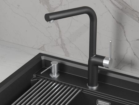 Смеситель для кухни GRANULA (9502, ШВАРЦ), артикул 9502, ШВАРЦ
