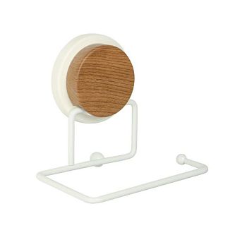 Держатель для туалетной бумаги FIXSEN MAGIC WHITE FX-47010B, черный/коричневый