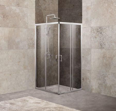 Душевой уголок BelBagno UNIQUE-A-2-75/90-M-Cr, артикул UNIQUE-A-2-75/90-M-Cr