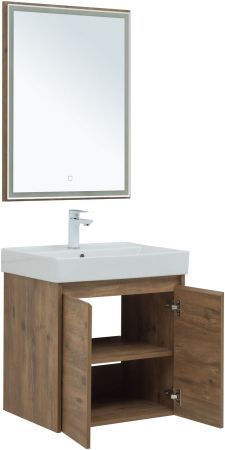Мебель для ванной Aquanet Nova Lite 60 дуб рустикальный (2 дверцы), артикул 00302534