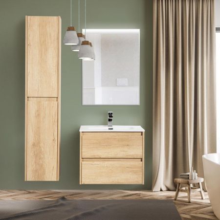 Мебель для ванной комнаты BELBAGNO KRAFT-600, артикул KRAFT-600-2C-SO-RGB