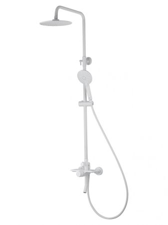Душевая система WONZON & WOGHAND CLICK, Белый матовый (WW-N3S962-MW), артикул WW-N3S962-MW