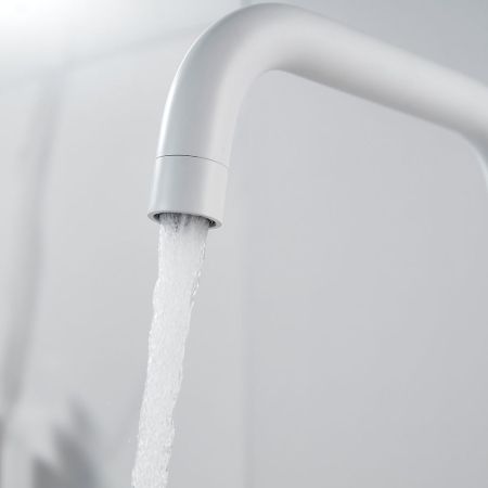 Смеситель для кухни с подключением фильтра Shevanik S228C, белый, артикул S228C