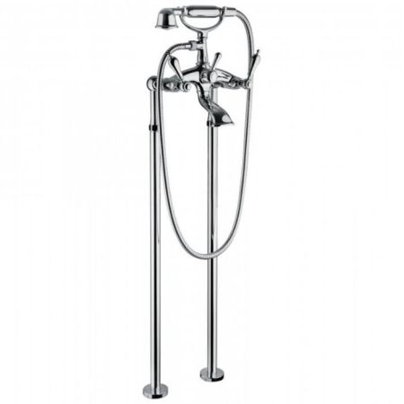 Bongio Capri Смеситель для ванны напольный на опорах, цвет хром, артикул 17528CR00