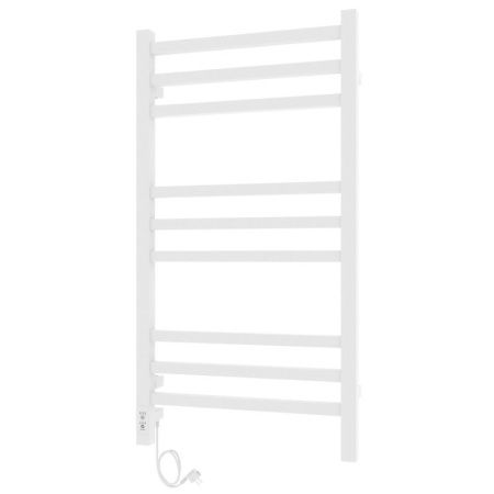 Полотенцесушитель электро "Астор ЧК9 350х700", белый муар, левый