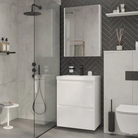 Тумба под раковину подвесная Velvex Klaufs tp.KLA.COM.60.2Y, 60 см, артикул tp.KLA.COM.60.2Y