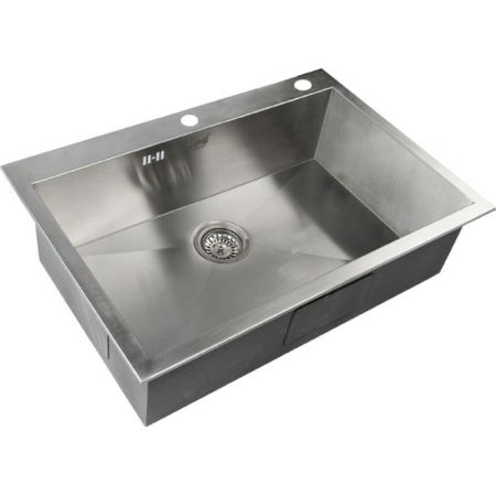 Кухонная мойка ZorG X X-7551 Матовый хром