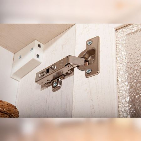 Зеркало со шкафчиком Бриклаер КАНТРИ 115S, бежевый дуб прованс, артикул КАНТРИ 115S