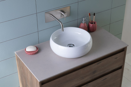 Раковина накладная Aquanet Round-1 36