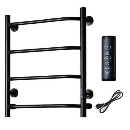 Полотенцесушитель электрический (лесенка) Тругор Пэк сп 6 60х50 см, черный, артикул Пэк сп 6/6050 черный ВГП