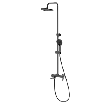 Душевая система со смесителем DQ Düsseldorf DA1723706 графит