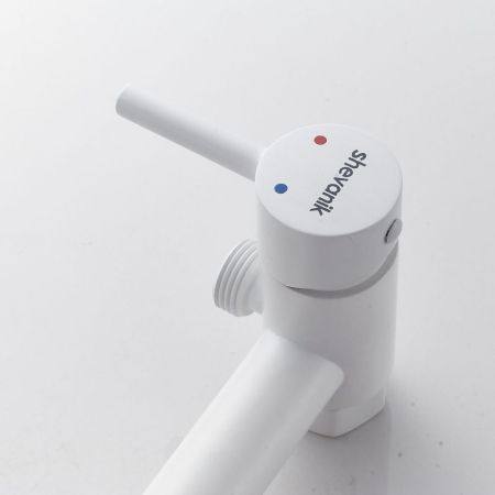 Гигиенический душ со смесителем Shevanik S107C, белый, артикул S107C