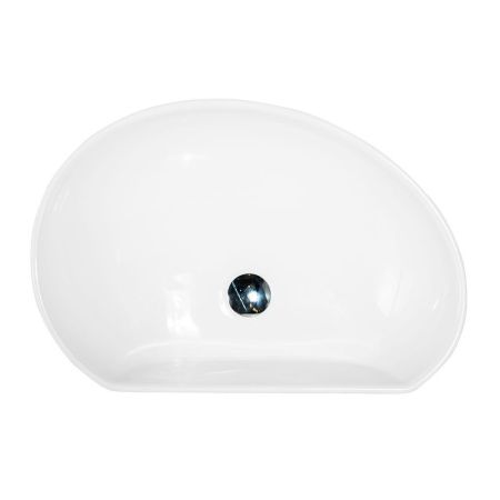 Раковина керамическая накладная AM5405-W, цвет белый глянец, 605x420x155 мм, артикул AM5405-W