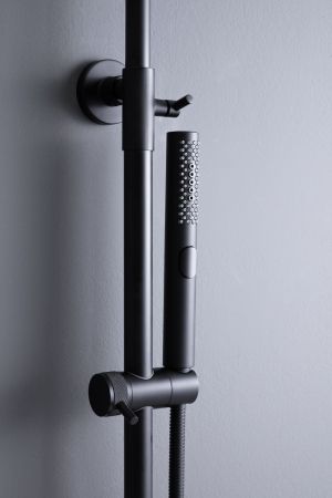 Душевая стойка Allen Brau Fantasy 5.11001-31 черный матовый, артикул 5.11001-31