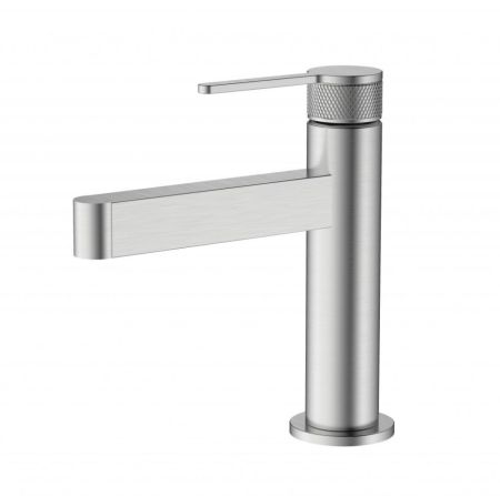 DELTA2.0 Смеситель для раковины без донного клапана, сатин DEL2.0-LVM-IN-W0, артикул DEL2.0-LVM-IN-W0