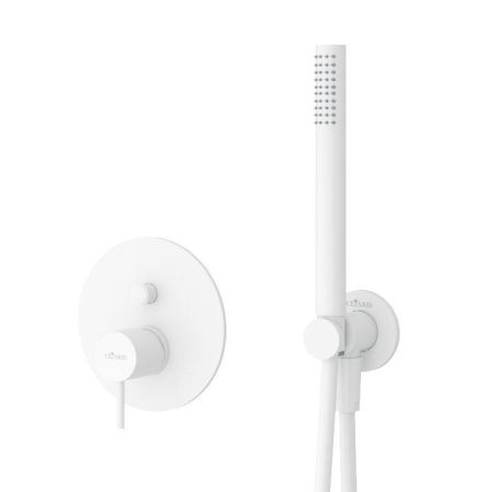 Душевая система с переключателем для верхнего и ручного душа CEZARES LEAF-DSIP-L, артикул LEAF-DSIP-30-L-ST