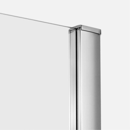 Душевое ограждение NEW TRENDY PRIME 150x80x200 D-0309A/D-0123B (хром), артикул D-0309A/D-0123B