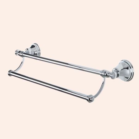 TW Harmony 012, полотенцедержатель двойной 58см, цвет держателя: хром, артикул TWHA012cr