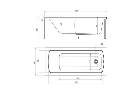 Акриловая ванна Royal Bath  VIENNA RB953507 180x80x63, артикул RB953507