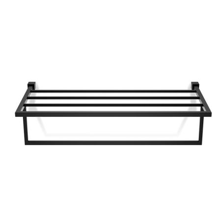 Decor Walther Corner KHT Полотенцедержатель 60x30.5см, цвет: черный матовый, артикул 0561360