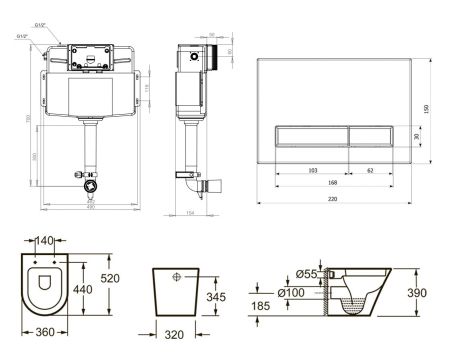 Комплект 5 в 1 Lavinia Boho Relfix Biore 87060230, артикул 87060230