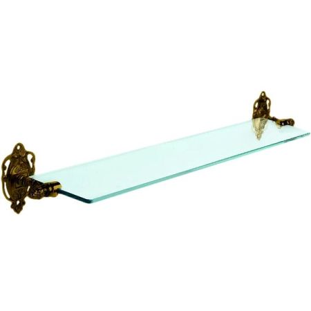 Стеклянная полка Art&Max Impero AM-1729-Cr Бронза, артикул AM-1729-Br