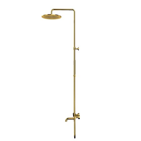 Термостатическая система для ванны наружного монтажа WHITECROSS Y Y1234GL (золото), артикул Y1234GL
