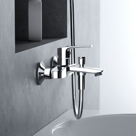 481000000 Eclipse 2.0, смеситель для ванной и душа, хром, артикул 481000000