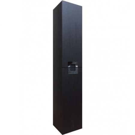 Шкаф пенал SanVit Квадро Lux New 30 pkvadn с фактурой под дерево подвесной Венге, артикул pkvadn