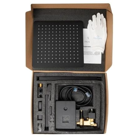 Душевая система встраиваемая FILARETE Fing FL1043BL, черный