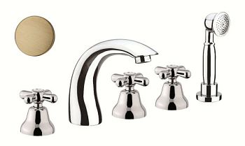 Смеситель на борт ванны Fiore MARGOT 26CR0608, хром