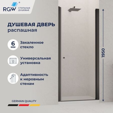 Душевая дверь Dolphin TN-03B (Прозрачное, 900), артикул 54930309-14