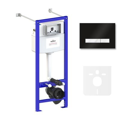 Комплект 4 в 1 инсталляции для подвесного унитаза Lavinia Boho Relfix 77020031, артикул 77020031