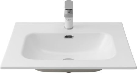 Раковина Aquanet Flat 60 белая матовая