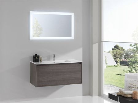 Комплект мебели IBX LUXOR, 1000 мм, 1 ящик, цвет натуральный, артикул T451002C/NATURAL