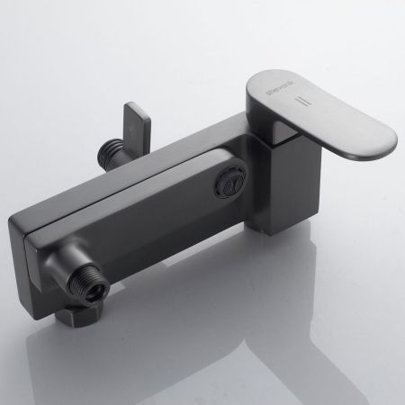 Душевая система Shevanik S4536T, оружейная сталь