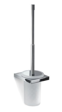 Gedy Lanzarote, настенный стеклянный ёрш, цвет хром, артикул A333/03(13)