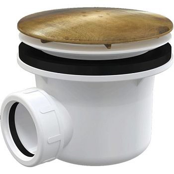 Сифон для душевого поддона Alcaplast A49ANTIC Бронза