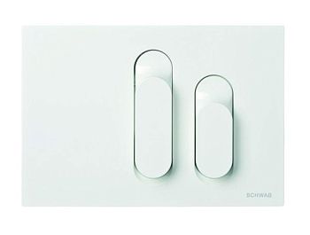 Schwab Dura, панель смыва с двумя клавишами, цвет глянцевый хром