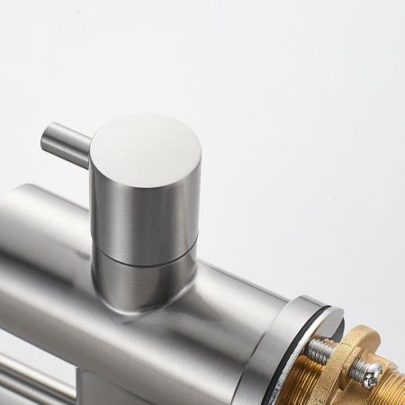 Смеситель для кухни с подключением фильтра воды Raffine F118L, сатин, артикул F118L