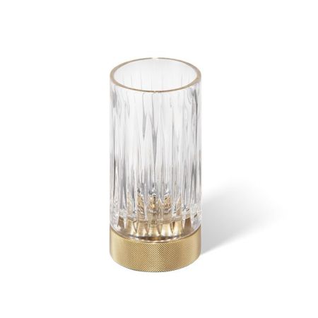 Decor Walther Club SMG Стакан настольный, граненое стекло, цвет: золото матовое, артикул 0854982