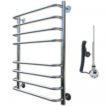 Электрический полотенцесушитель Тругор Идеал 2 элТЭН 80x40 Хром, артикул Идеал2/элТЭН8040