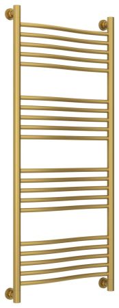 Полотенцесушитель водяной "ФЛЮИД+" 1200х500 (Матовое ЗОЛОТО), артикул 032-0222-1250