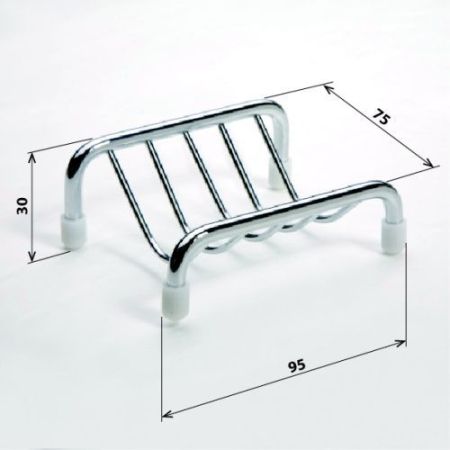 Мыльница CYTRO 95х75х40мм, артикул 104708182