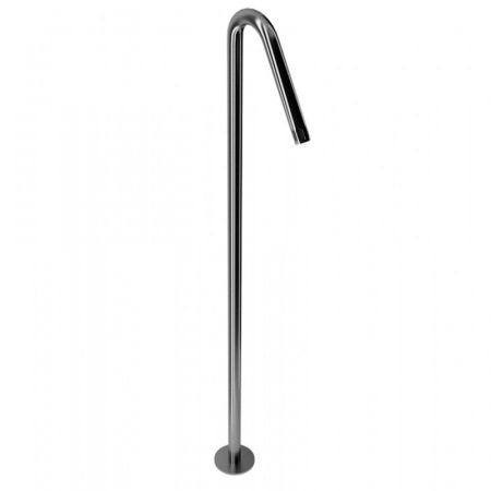 BONGIO TIME2020 Смеситель для раковины напольный, прогрессивный, в комплекте с встраиваемой частью, отделка матовая нержавеющая сталь